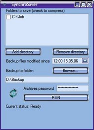 SynchroSaver screenshot